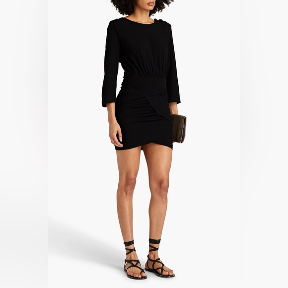 BA&SH Megan crystal-embellished crepe mini dress - Picture 2 of 6